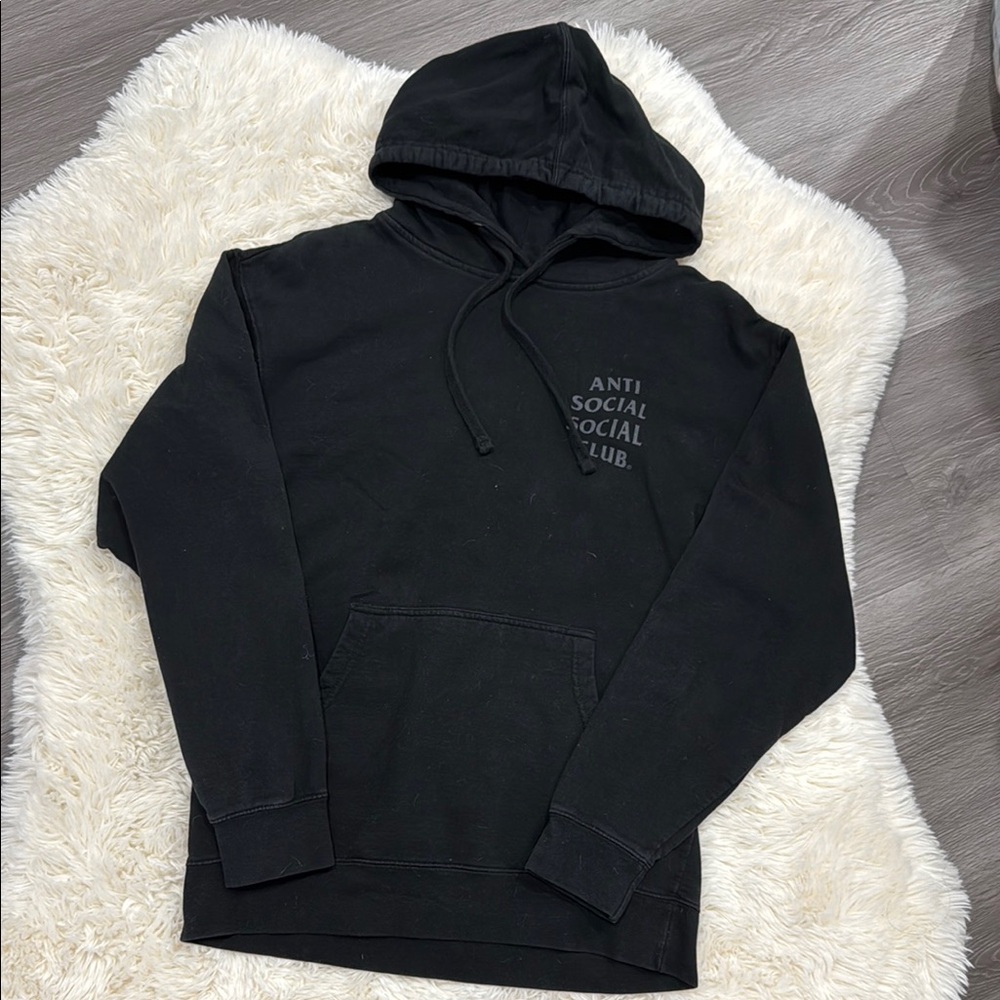 Anti Social Social Club Black Pullover Hoodie